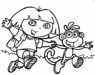 Dora coloring online jtk