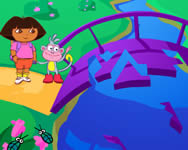 Dora puzzle bridge Dors ingyen jtk