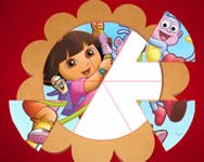 Dora the Explorer round puzzle jtk